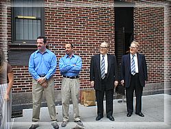 Twins with David Letterman