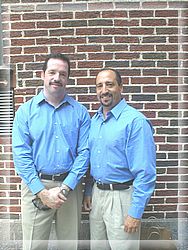 Twins with David Letterman