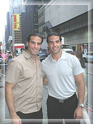 Twins with David Letterman