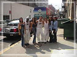 Twins with David Letterman