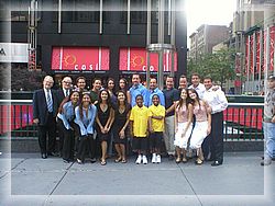 Twins with David Letterman